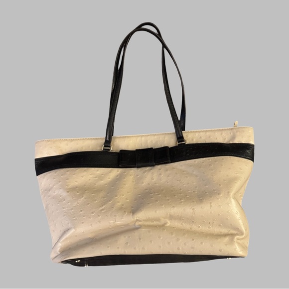 KATE SPADE Ostrich Leather Tote - Picture 1 of 16